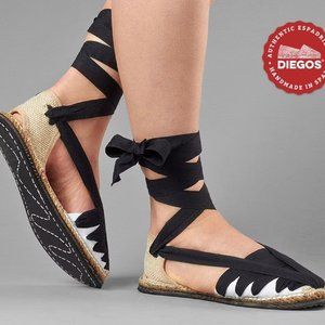 Dali Espadrilles Sandals Wrap Up Handmade in Spain Size 9